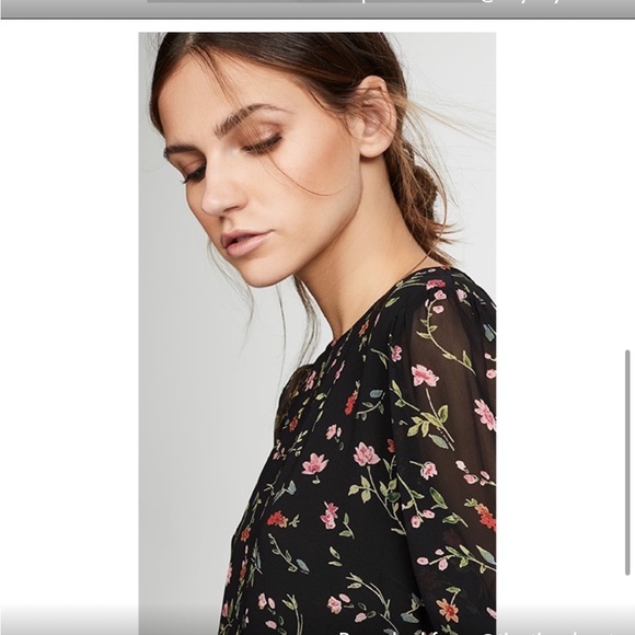 Like new Ganni Elm Georgette Mini Dress - Picture 2 of 4